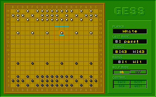 Gess atari screenshot